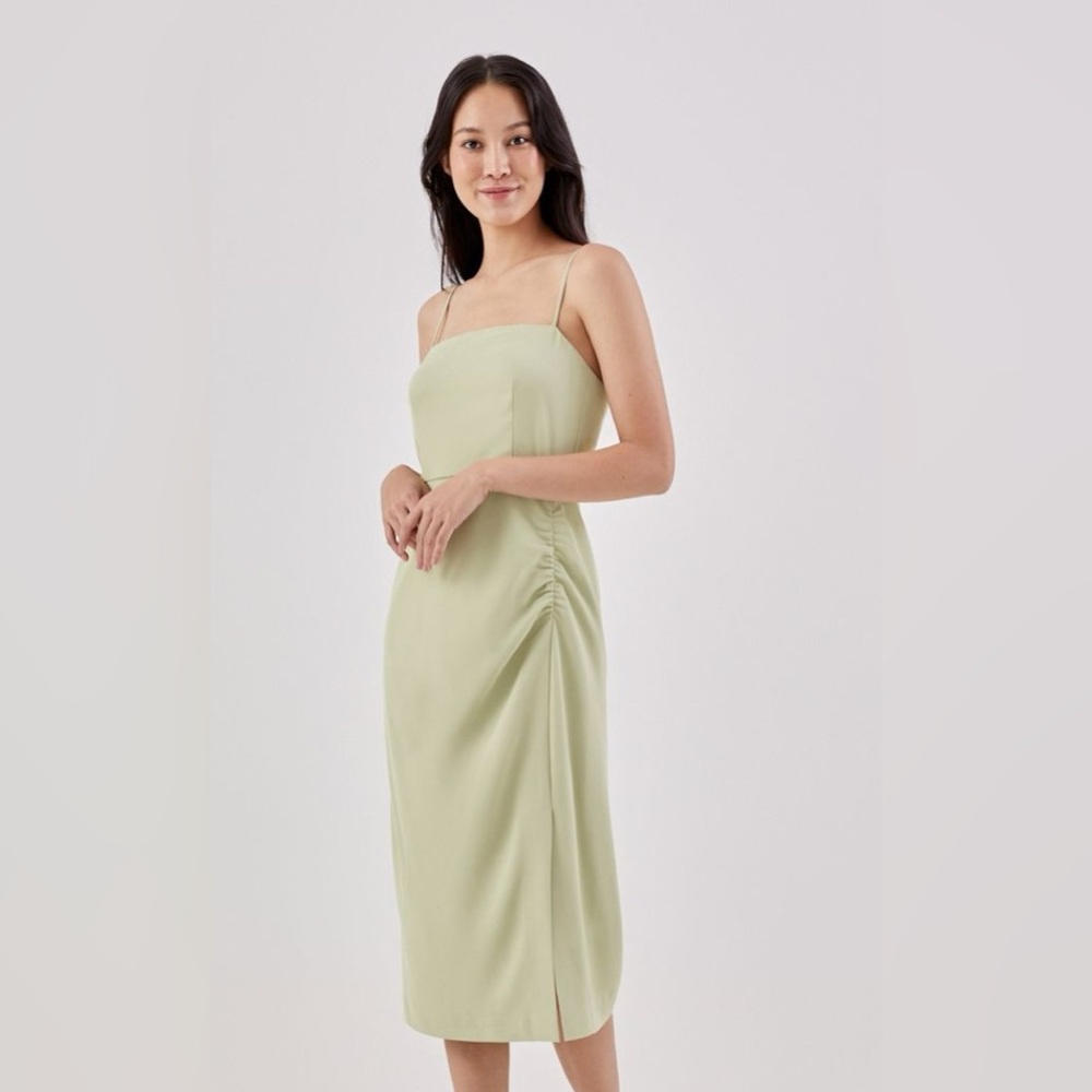 Love Bonito Caris Ruched Dress (NWT)